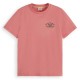 тениска,дамски,тениски,scotch,&,soda,chest,artwork,short,sleeve,t,shirt,pink,(peachy)