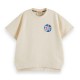 блуза,дамски,блузи,scotch,&,soda,split,hem,graphic,sweatshirt,beige