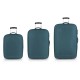 куфари,gabol,orbit,soft,spinner,expandable,4.59,53,66.6,76.9,89.5,105.5l,trolley,bag,3,units,blue,(turquoise)