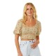 дамски,блузи,дамски,ризи,rip,curl,sea,of,dreams,short,sleeve,blouse,yellow