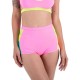 дамски,бански,костюми,hurley,around,the,block,retro,bikini,bottom,colorblock,(pink)