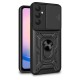 други,аксесоари,cool,samsung,a256,galaxy,a25,hard,ring,phone,case,5g,clear,(black)