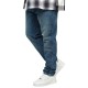 дънки,мъжки,панталони,siksilk,straight,cut,jeans,mid,blue,(blue)