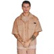 риза,с,къс,ръкав,мъжки,ризи,siksilk,flight,utility,short,sleeve,shirt,brown