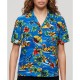риза,с,къс,ръкав,дамски,блузи,дамски,ризи,superdry,beach,resor,short,sleeve,shirt,blue,dolphin,ocean,(multicolor)