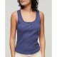 тениска,дамски,тениски,superdry,essential,button,down,sleeveless,t,shirt,mariner,navy,(purple)