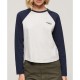 тениска,дамски,тениски,superdry,essential,logo,baseball,long,sleeve,t,shirt,richest,navy,glacier,grey,marl,(beige)