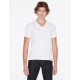 тениска,мъжки,тениски,armani,exchange,8nzt75,zja5z,short,sleeve,v,neck,t,shirt,white,(white)