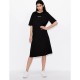 рокля,дамски,поли,и,рокли,armani,exchange,8nyacf,yjg3z,short,sleeve,dress,black