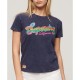 тениска,дамски,тениски,superdry,cali,sticker,fitted,short,sleeve,t,shirt,purple,(rich,navy,slub)