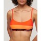 дамски,бански,костюми,superdry,elastic,bralette,bikini,top,neon,sun,orange,(orange)