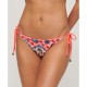 дамски,бански,костюми,superdry,tie,side,cheeky,bikini,bottom,pink,bandana,(multicolor)