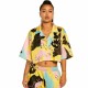 риза,с,къс,ръкав,дамски,блузи,дамски,ризи,grimey,trespass,all,over,print,short,sleeve,shirt,yellow,(camo)