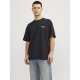 тениска,мъжки,тениски,jack,&,jones,mykonos,geo,short,sleeve,t,shirt,black