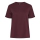 тениска,дамски,тениски,pieces,ria,fold,up,solid,short,sleeve,t,shirt,red,(tawny,port)