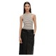 тениска,дамски,тениски,selected,anna,sleeveless,t,shirt,brown,(oatmeal,stripes,w.,black)