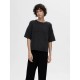 тениска,дамски,тениски,selected,maline,liliana,short,sleeve,t,shirt,black