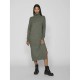 рокля,дамски,поли,и,рокли,vila,ril,long,sleeve,dress,grey,(laurel,wreath,detail,dark,melange)