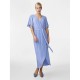 рокля,дамски,поли,и,рокли,yas,olinda,short,sleeve,long,dress,ashleigh,blue,(blue)