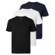 тениска,мъжки,тениски,selected,cormac,short,sleeve,t,shirt,3,units,black,pack,white,sky,captain,(multicolor)