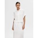 риза,с,къс,ръкав,дамски,блузи,дамски,ризи,selected,viva,short,sleeve,shirt,white