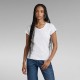 тениска,дамски,тениски,g,star,eyben,slim,v,t,2.0,short,sleeve,t,shirt,white,(white)
