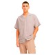 риза,с,къс,ръкав,мъжки,ризи,jack,&,jones,blend,short,sleeve,shirt,crockery,(grey)