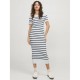 рокля,дамски,поли,и,рокли,jack,&,jones,ellie,jjxx,long,sleeve,midi,dress,multicolor,(cloud,dancer,stripes,w.,dress,blues)