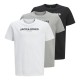 тениска,детски,тениски,jack,&,jones,harry,short,sleeve,t,shirt,3,units,multicolor,(white,pack,w.,alloy+bllack)