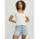 тениска,дамски,тениски,jack,&,jones,sky,jjxx,short,sleeve,t,shirt,beige,(cloud,dancer)