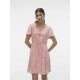 рокля,дамски,поли,и,рокли,vero,moda,easy,joy,short,sleeve,short,dress,pink,(snow,white,aop,henry)