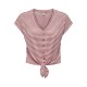 тениска,дамски,тениски,only,cannes,short,sleeve,v,neck,t,shirt,rose,of,sharon,stripes,cloud,dancer,+,silver,(pink)