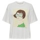 тениска,дамски,тениски,only,wendie,life,short,sleeve,t,shirt,cloud,dancer,print,sunshine,(white)