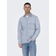 риза,с,дълъг,ръкав,мъжки,ризи,only,&,sons,benny,reg,chambray,long,sleeve,shirt,blue