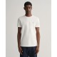 тениска,мъжки,тениски,gant,2013033,short,sleeve,t,shirt,white,(eggshell)