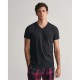 тениска,мъжки,тениски,gant,900002018,short,sleeve,t,shirt,2,units,black,(black,white)