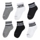детски,чорапи,мъжки,чорапи,дамски,чорапи,converse,kids,basic,wordmark,quarter,socks,6,pairs,multicolor,(dk,grey,heather)