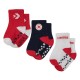 детски,чорапи,мъжки,чорапи,дамски,чорапи,converse,kids,star,gripper,socks,3,pairs,multicolor,(enamel,red)