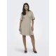 рокля,дамски,поли,и,рокли,only,addiction,caro,short,sleeve,short,dress,oxford,tan,(beige)