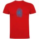 тениска,мъжки,тениски,kruskis,padel,fingerprint,short,sleeve,t,shirt,red
