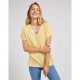 тениска,дамски,тениски,lee,112350205,short,sleeve,v,neck,t,shirt,vermeil,(yellow)