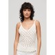 тениска,дамски,тениски,superdry,crochet,cami,sleeveless,t,shirt,beige