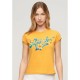 тениска,дамски,тениски,superdry,floral,scripted,short,sleeve,t,shirt,yellow,(amber,yellow,marl)