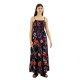 потник,дамски,поли,и,рокли,superdry,smocked,cami,sleeveless,long,dress,multicolor