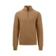 блуза,мъжки,пуловери,fynch,hatton,1413222,half,zip,sweater,brown