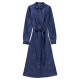 дънки,дамски,поли,и,рокли,salsa,jeans,21008896,long,sleeve,midi,dress,blue