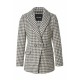 сако,дамски,сака,salsa,jeans,checkered,blazer,grey,(light,grey)