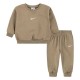 детски,екипи,nike,essential,fleece,crew,long,sleeve,set,beige,brown,(hemp)