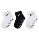 чорапи,мъжки,чорапи,дамски,чорапи,nike,gripper,s,quarter,short,socks,3,pairs,white,black,(white)