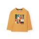 тениска,мъжки,тениски,дамски,тениски,boboli,knit,long,sleeve,t,shirt,yellow,(mustard)